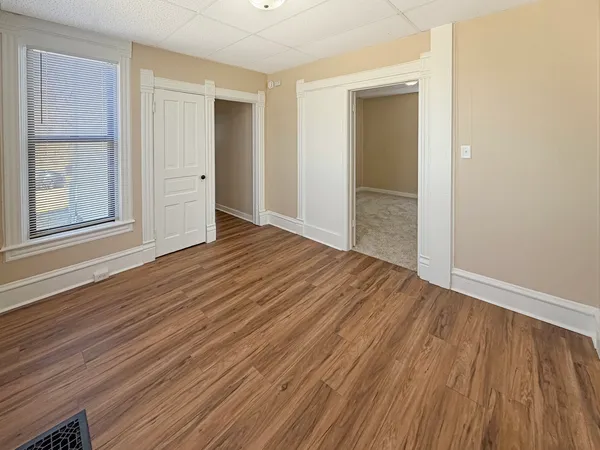 wooden floor in an empty room