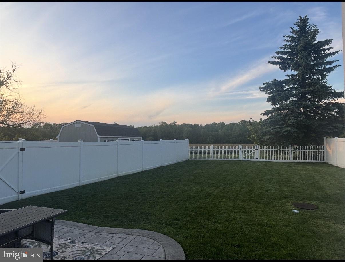 273 Crosswicks Road Bordentown, NJ 08505 - Photo 25 of 31 Tranquil backyard at sunset.