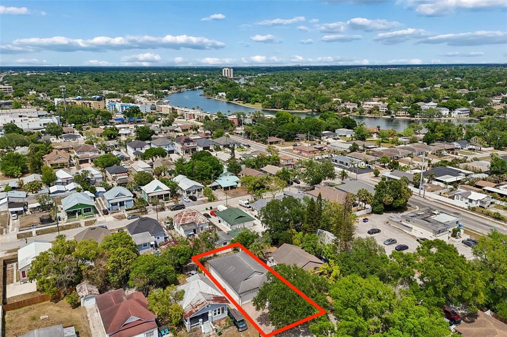 2311 West Aileen Street Tampa, FL 33607 - Photo 35 of 38 an aerial view of residential houses with outdoor space and trees