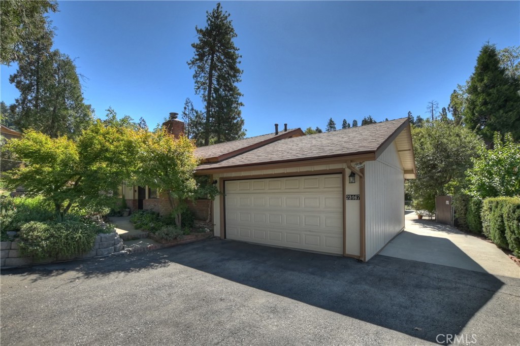 23167 Brookside Road Crestline, CA 92325 - Photo 43 of 49 a view of a house with a garage