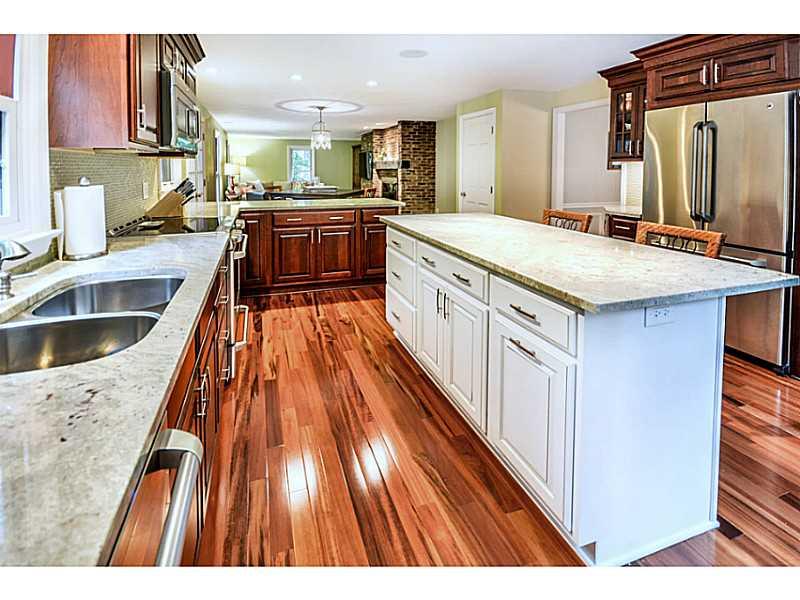 231 Timothy Road Gibsonia, PA 15044 - Photo 3 of 25 Kitchen. Granite countertops and glass tile back splash.