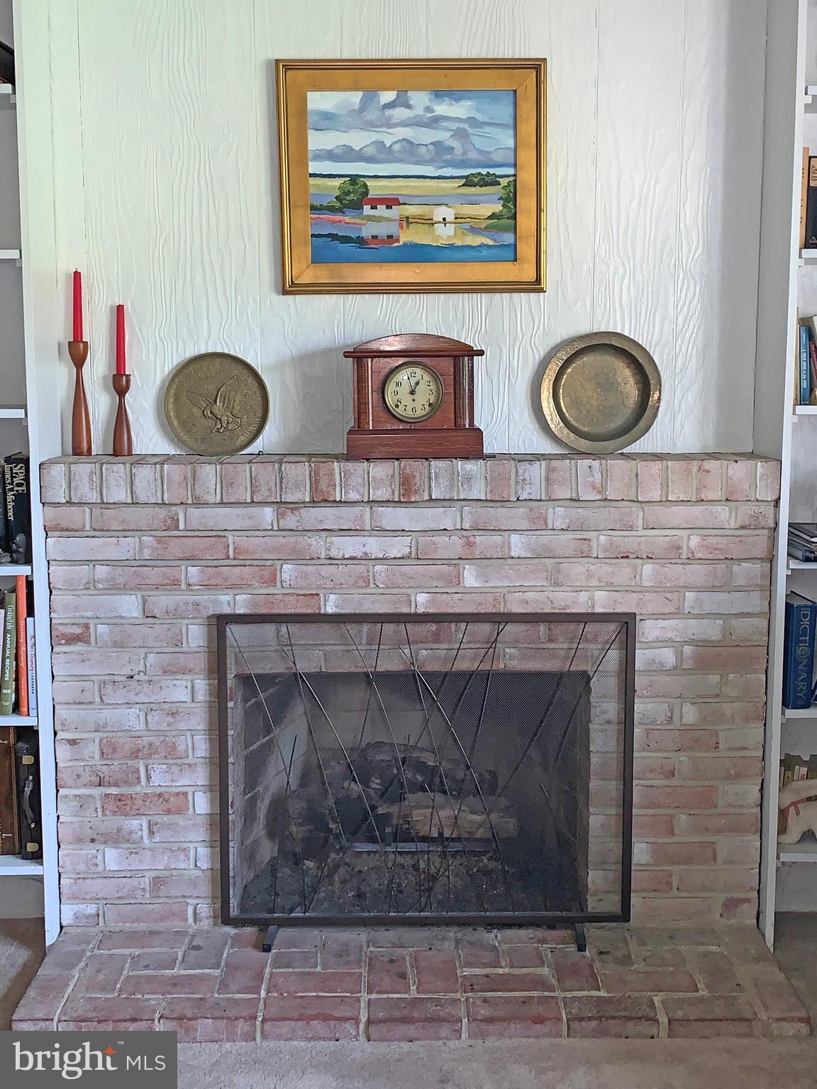 44 Gale Road Camp Hill, PA 17011 - Photo 13 of 40 Cozy Gas Fireplace With Brick Surround
