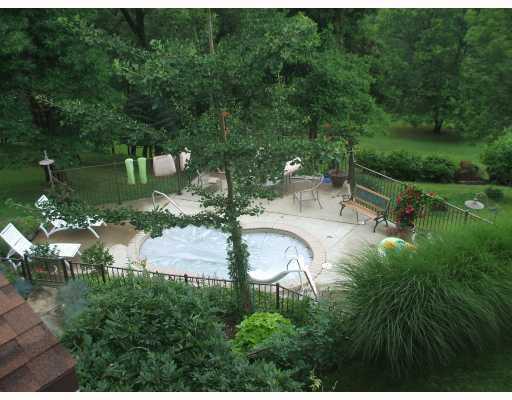 401 Bells Lake Road Prosperity, PA 15329 - Photo 14 of 15 Swimming Pool/Hot Tub/Sauna. View of th pool from second fl balcony