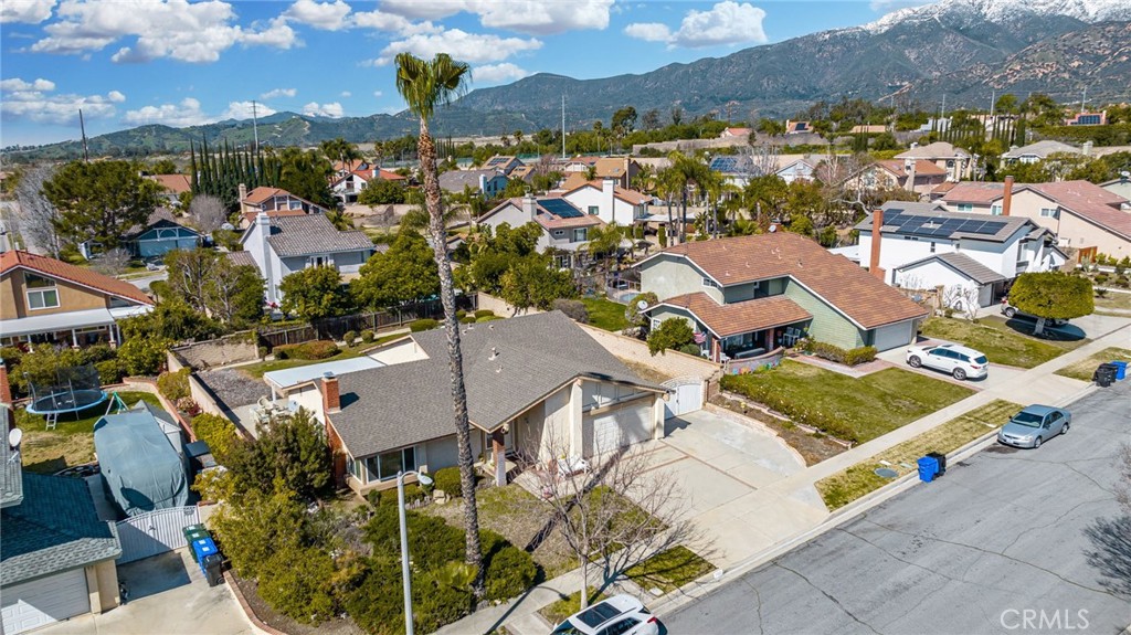 1869 Sugarloaf Avenue Upland, CA 91784 - Photo 39 of 41 an aerial view of residential houses with outdoor space