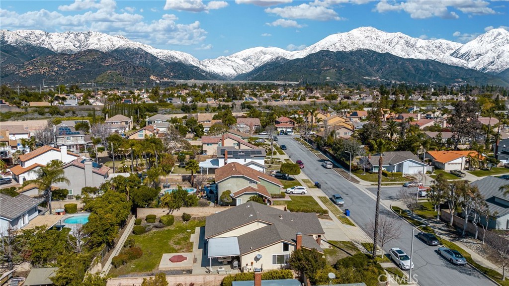 1869 Sugarloaf Avenue Upland, CA 91784 - Photo 41 of 41 an aerial view of residential houses with outdoor space