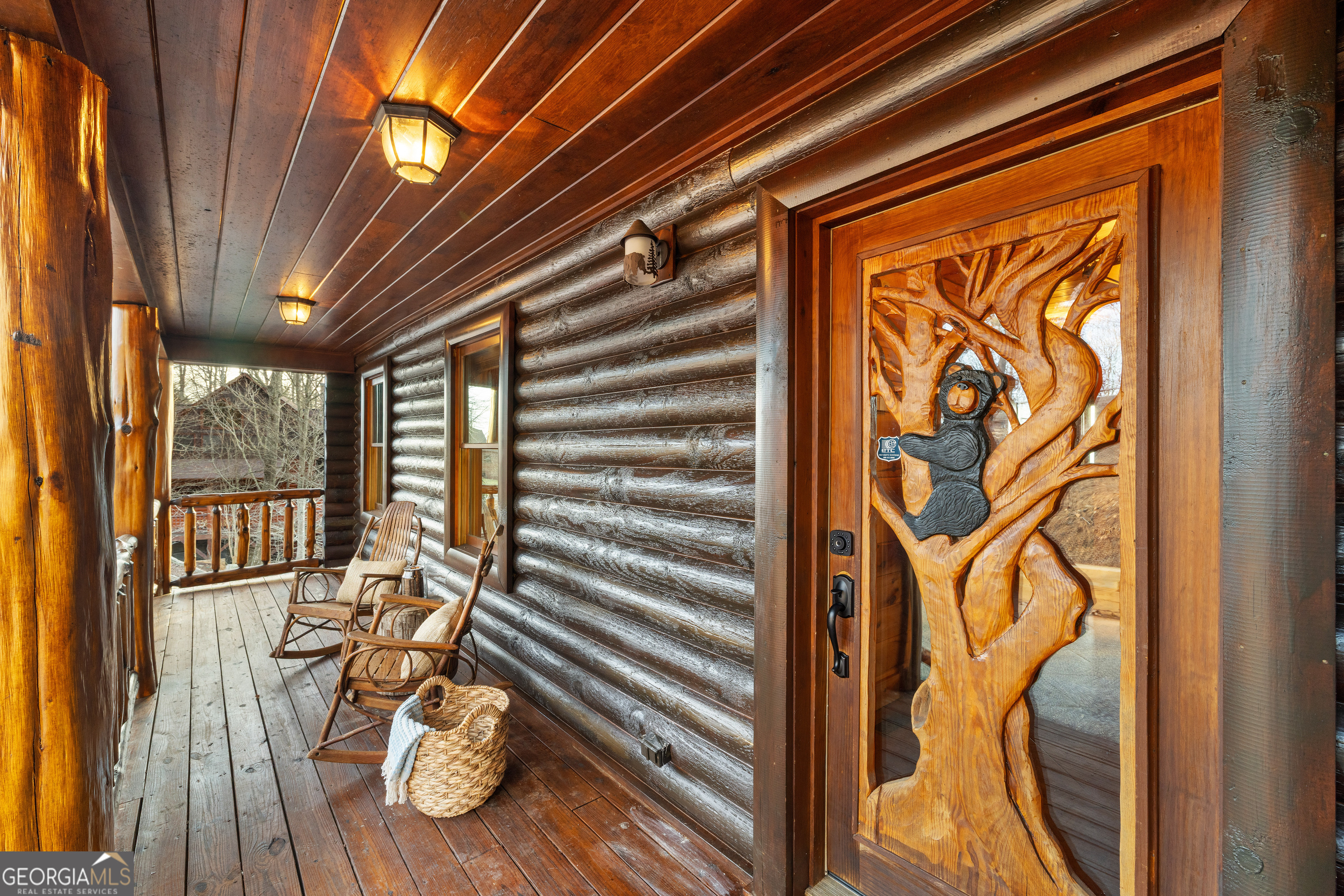 180 Cinnamon Bear Road Mineral Bluff, GA 30559 - Photo 27 of 49 a view of a door and wooden floor