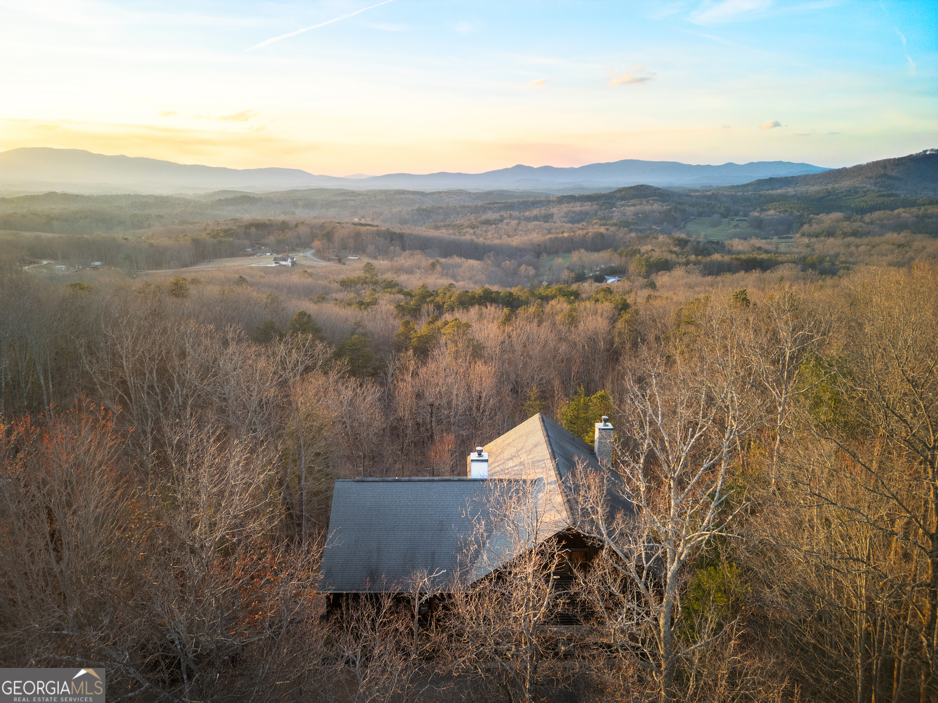 180 Cinnamon Bear Road Mineral Bluff, GA 30559 - Photo 45 of 49 a view of a house with a yard and mountain
