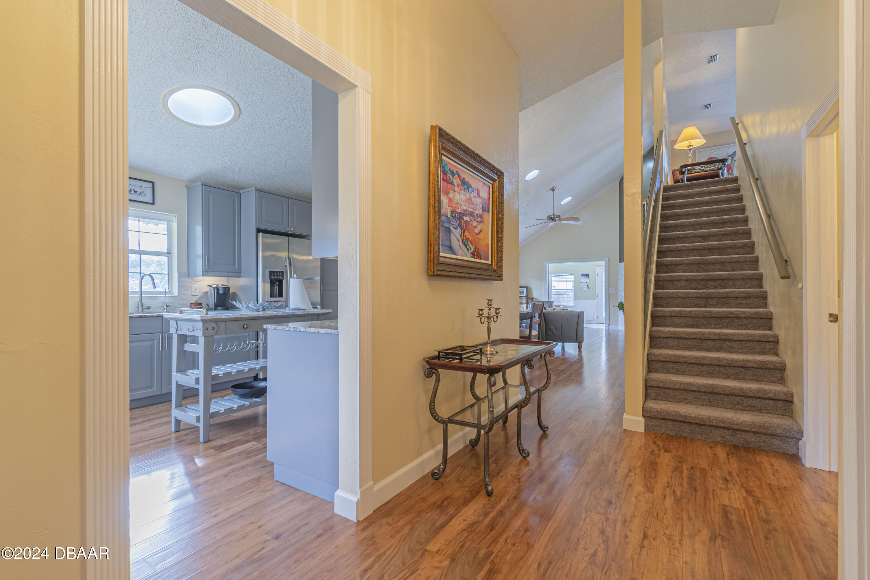 6236 Clover Bend Drive Port Orange, FL 32127 - Photo 6 of 73 a view of a livingroom with furniture and wooden floor