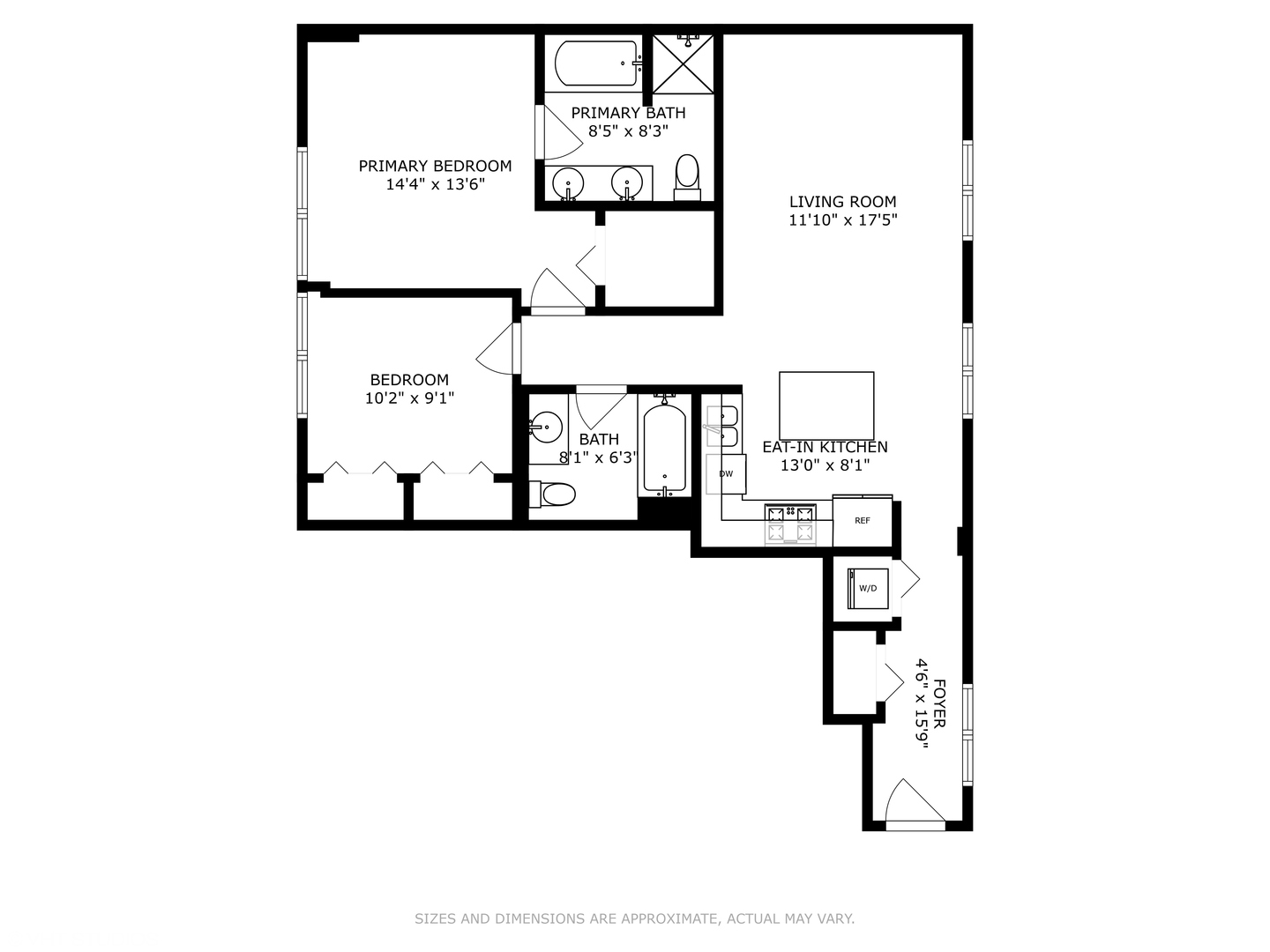 1735 North Paulina Street, Unit 322 Chicago, IL 60622 - Photo 23 of 23 a picture of a bench in front of a wall