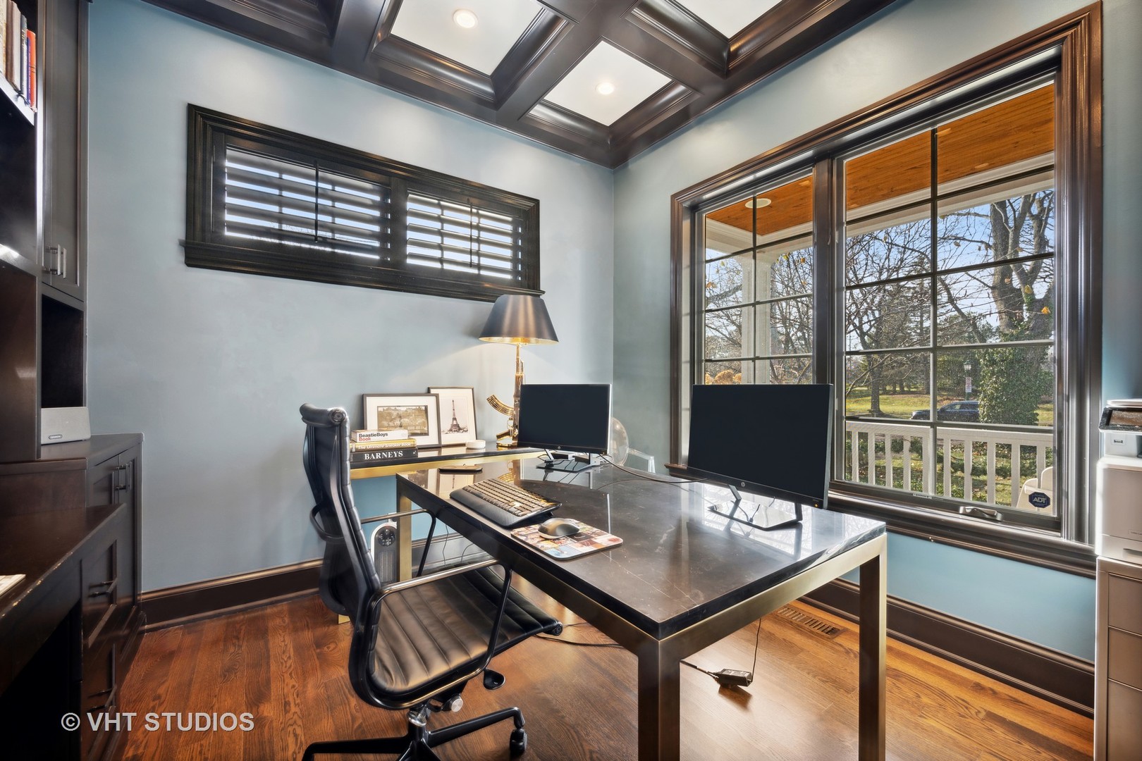 814 17th Street Wilmette, IL 60091 - Photo 5 of 51 a view of a workspace with furniture and a window