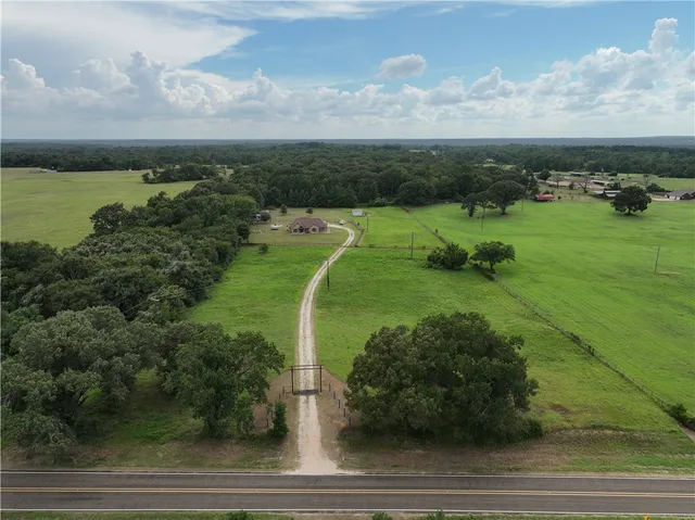 a view of a garden and mountain