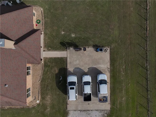 a living room with couch and a rug