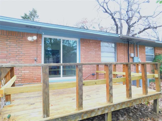 a view of a building from a window