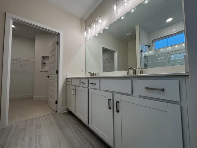 a outdoor space with lots of tables and chairs