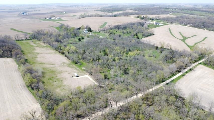 Tbd Miche Road Pearl City, IL 61062 - Photo 27 of 64 an aerial view of a house with a yard and lake view