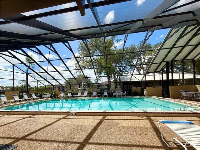 a view of a indoor swimming pool