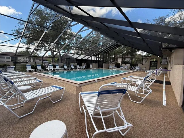 a outdoor space with furniture