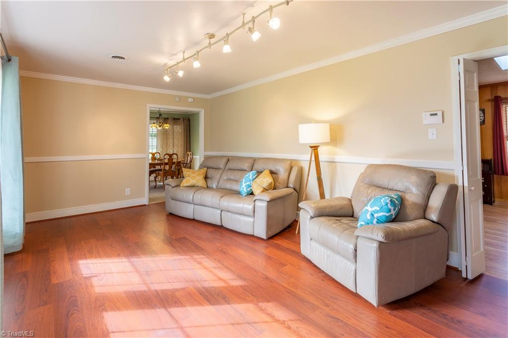 A large and bright front Living Room greets you!