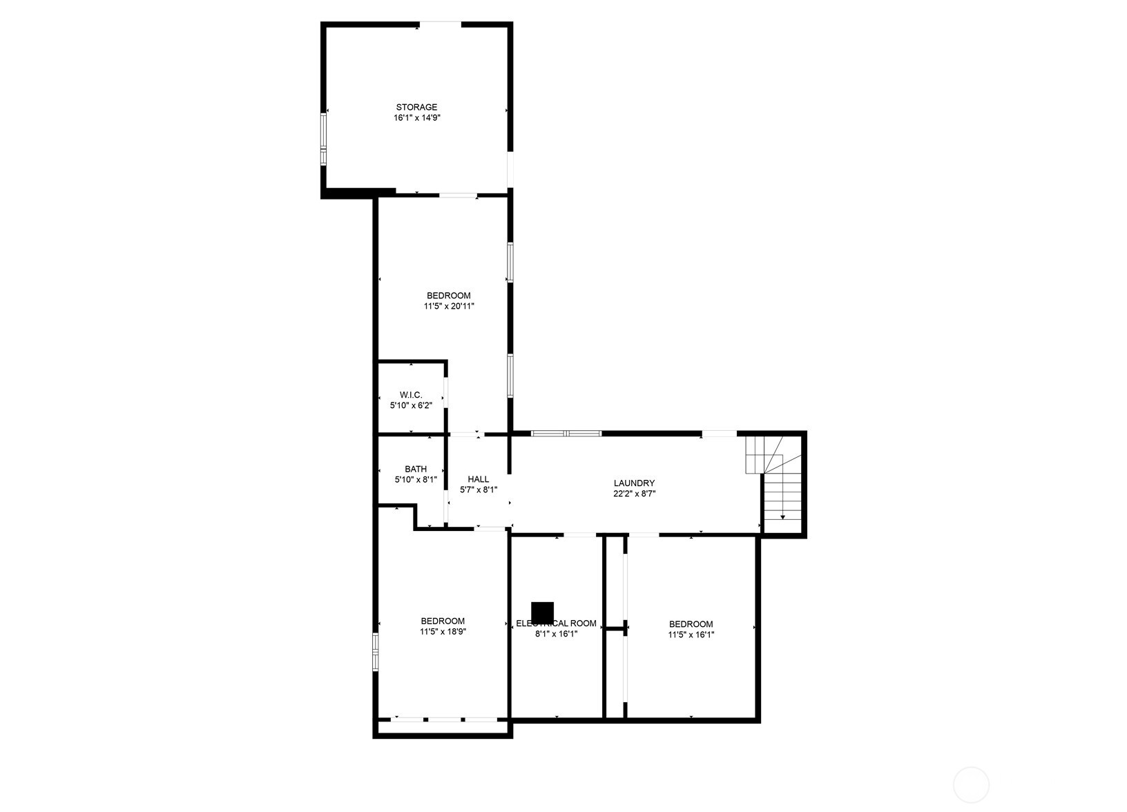 5117 Delaware Avenue Everett, WA 98203 - Photo 36 of 36 a picture of wall with white walls