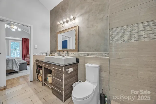 a view of a hallway with entryway