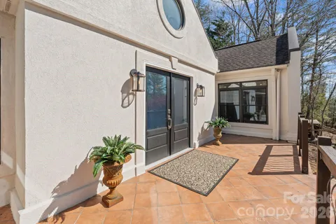 a swimming pool with yard