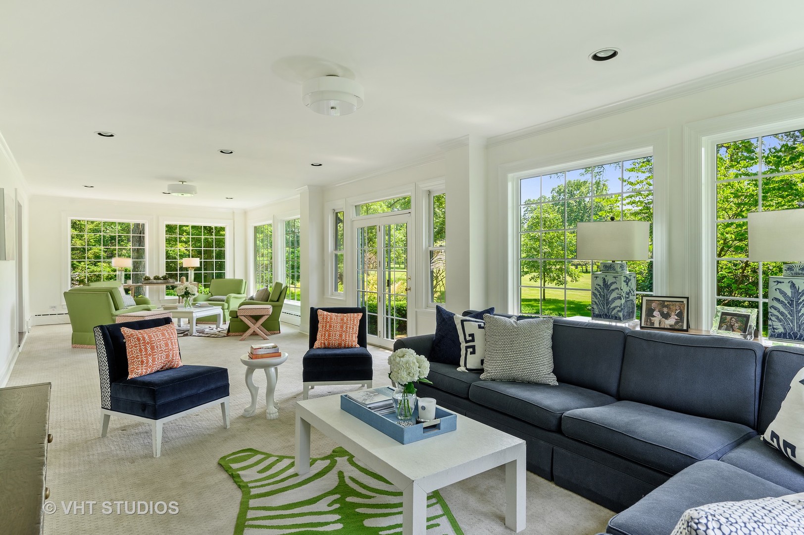 44 Indian Hill Road Winnetka, IL 60093 - Photo 23 of 49 a living room with furniture and large windows