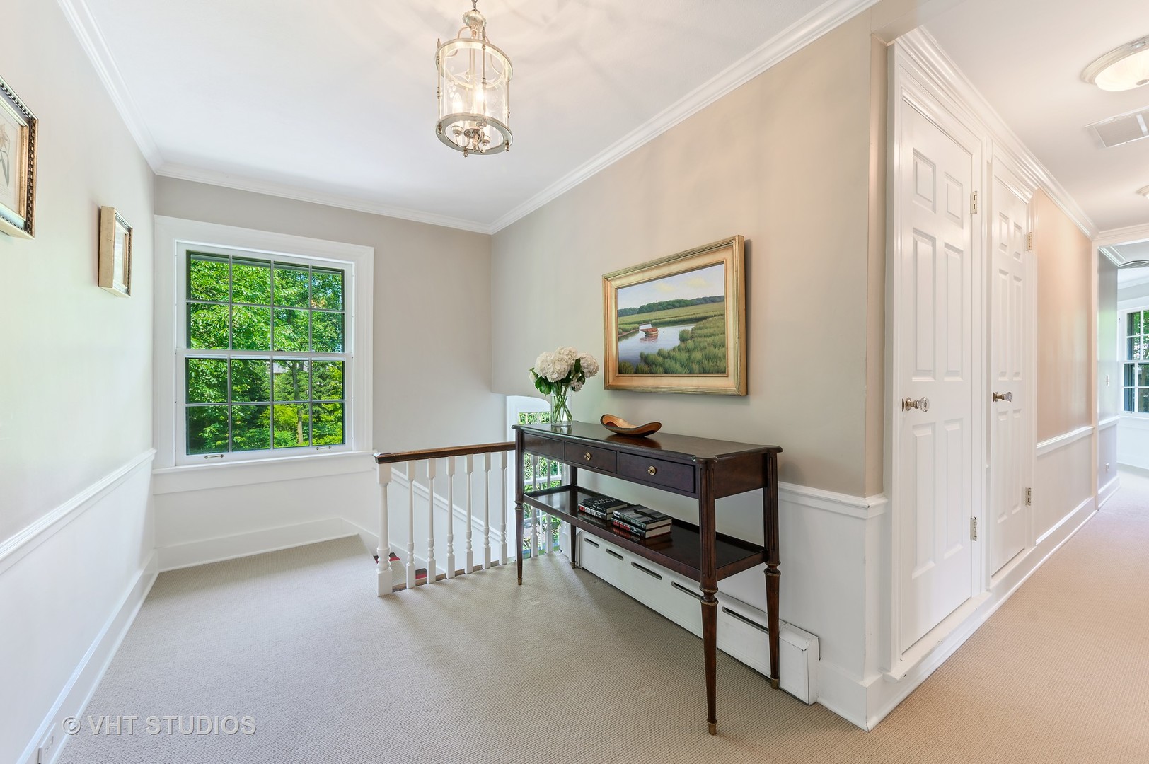 44 Indian Hill Road Winnetka, IL 60093 - Photo 34 of 49 a hallway with window and furniture
