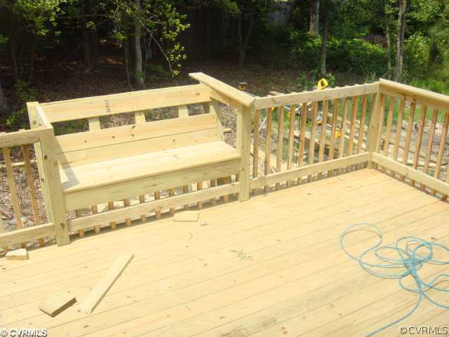 11909 Rimswell Terrace Midlothian, VA 23112 - Photo 9 of 11 Patio/Deck - Rear deck, optional seating shown