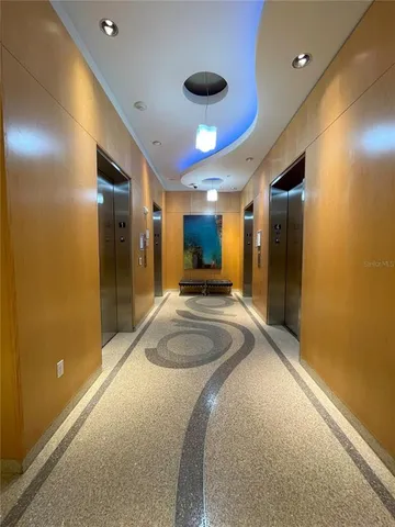 a view of an empty room