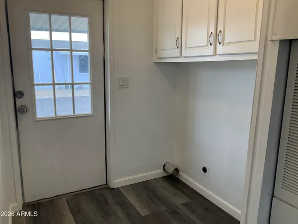 a view of front door