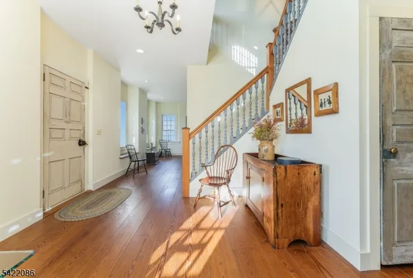 a large kitchen with lots of counter top space