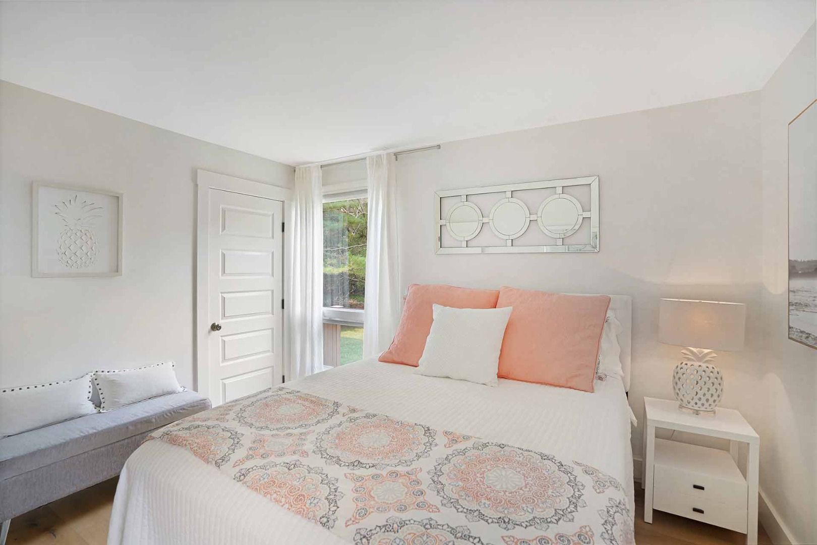 25 Down Harbor Road Edgartown, MA 02539 - Photo 26 of 35 a bedroom with a bed and a couch