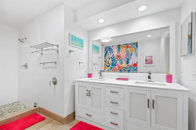 a view of a room with furniture and toys