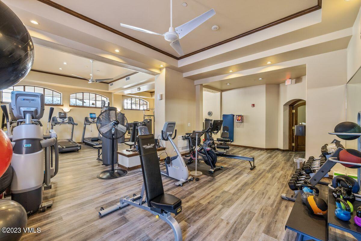 210 Offerson Road, Unit R225 Beaver Creek, CO 81620 - Photo 29 of 42 a view of a room with gym equipment