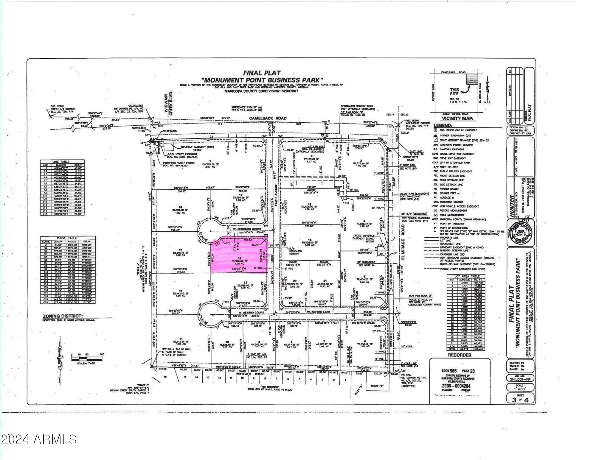0 West Camelback Road, Unit 14 Litchfield Park, AZ 85340 - Photo 2 of 5 Litchfield Plat Map