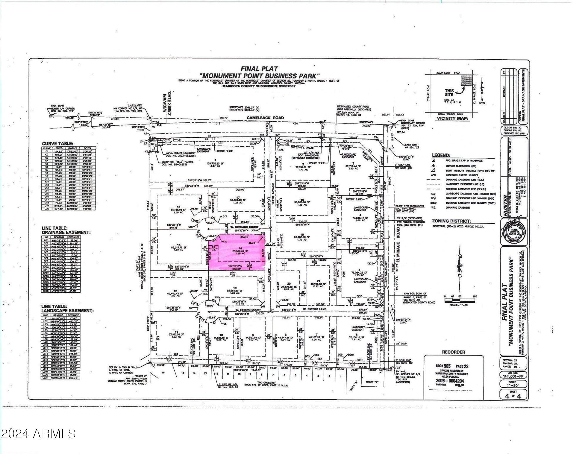 0 West Camelback Road, Unit 14 Litchfield Park, AZ 85340 - Photo 3 of 5 Litchfield Plat Map 2
