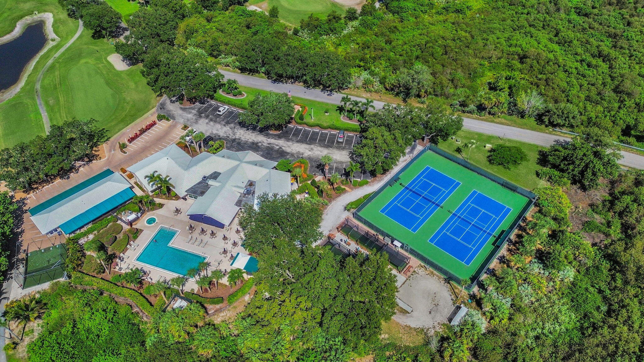 8165 Southeast Cypress Point Place Hobe Sound, FL 33455 - Photo 46 of 46 an aerial view of a house
