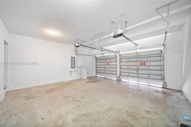 a view of a room with an empty space