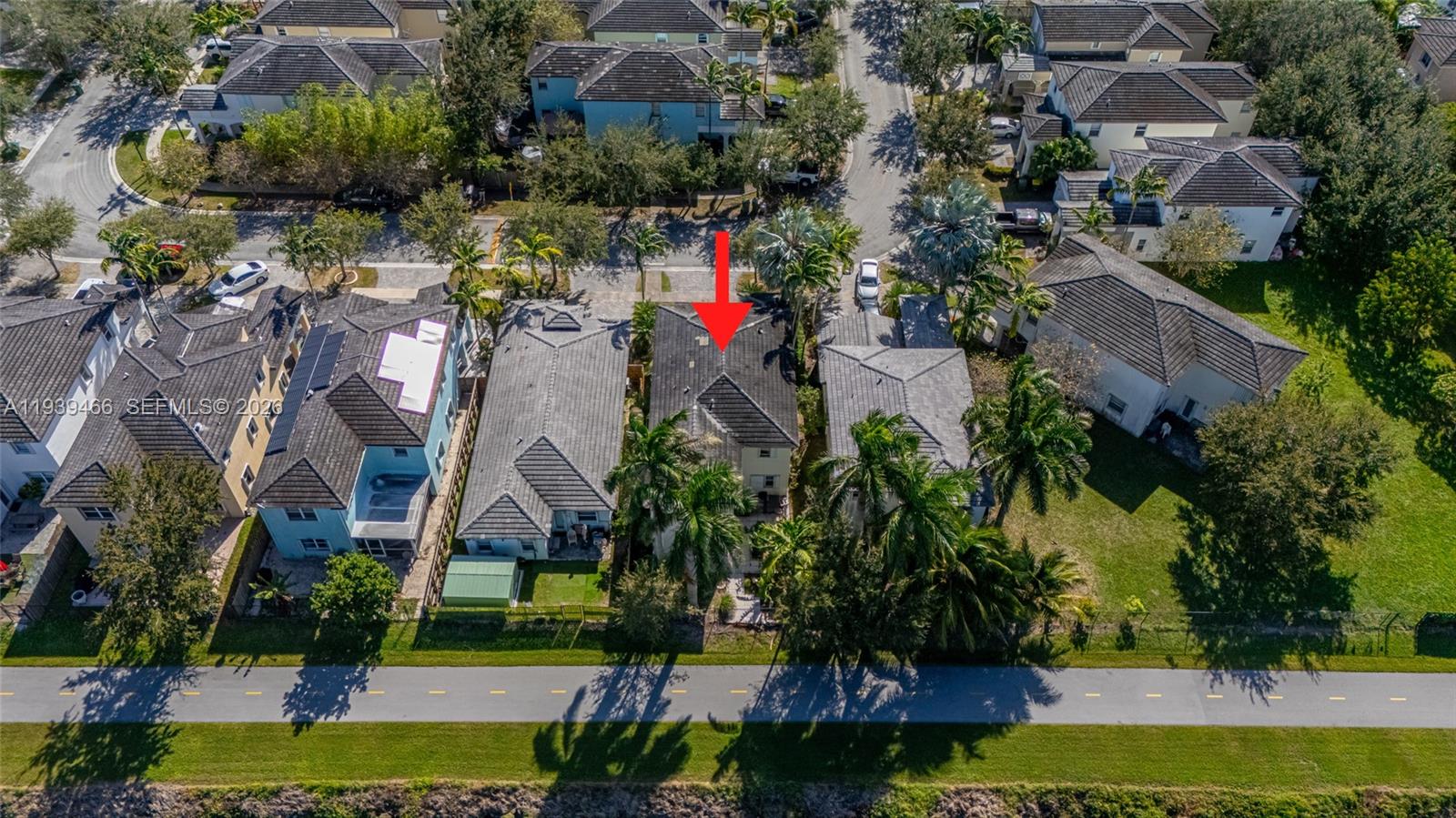 3641 Northeast 4th Street Homestead, FL 33033 - Photo 28 of 29 an aerial view of multiple houses with yard