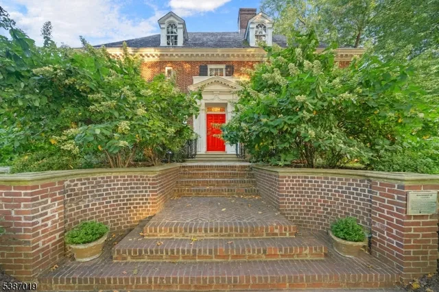 a view of front door of house