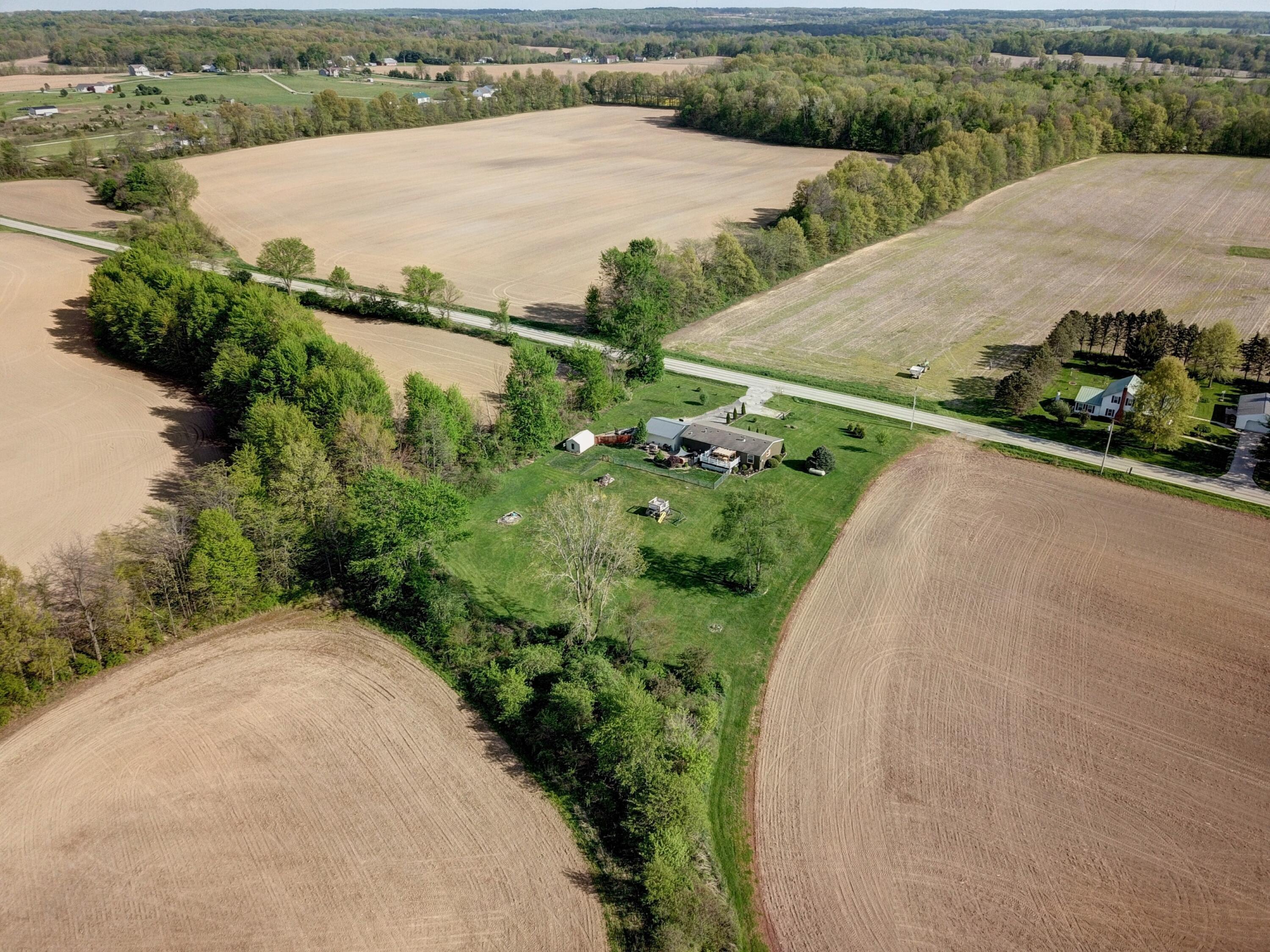 5420 Millsboro West Road Galion, OH 44833 - Photo 6 of 53 Aerial Rear Side