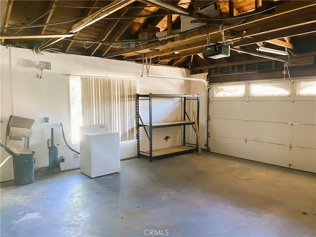 a view of a room with storage and utility