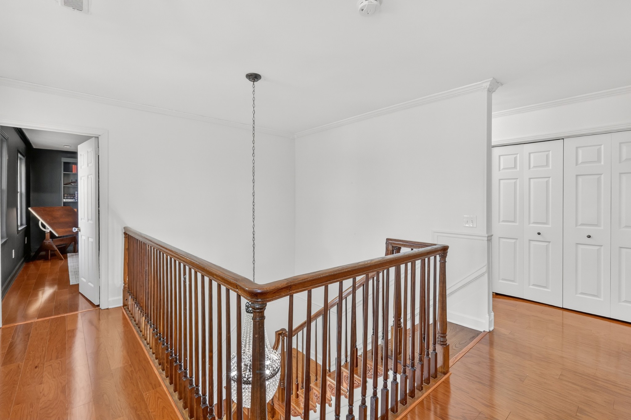 175 Dry Weakley Road Ethridge, TN 38456 - Photo 24 of 52 a view of a hallway with wooden floor