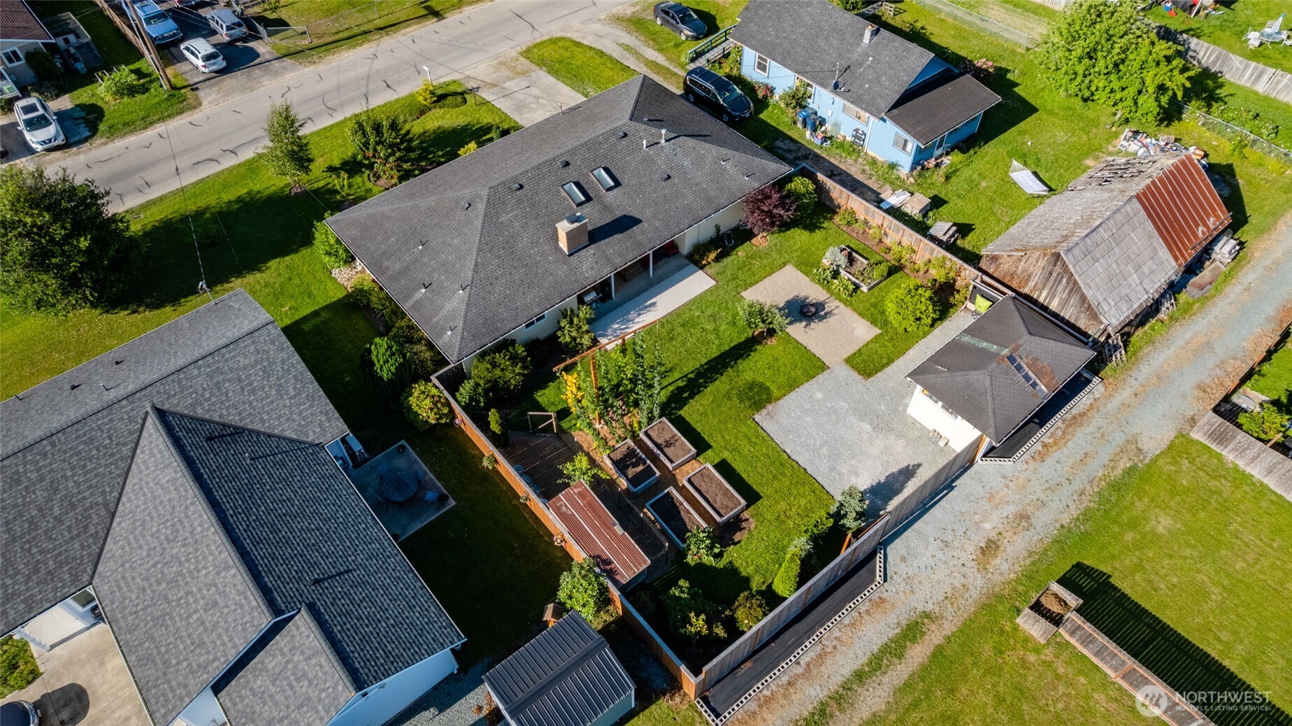 415 Sterling Street Sedro-Woolley, WA 98284 - Photo 3 of 38 an aerial view of a house