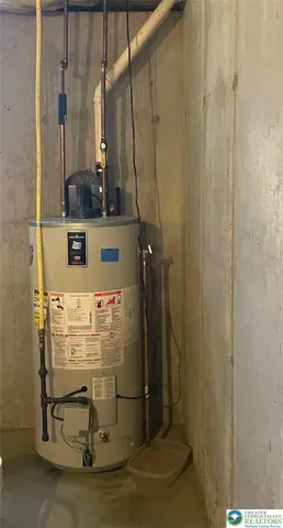 a view of storage and utility room