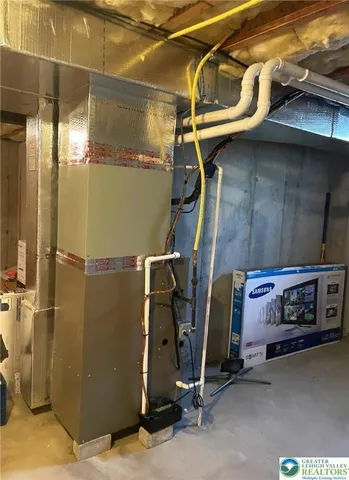 a living room with window