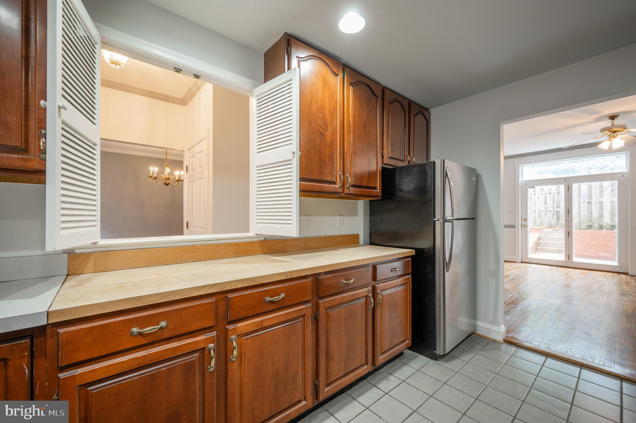 503 Groff Court Northeast Washington, DC 20002 - Photo 19 of 48 Kitchen w/large butcher block counter top