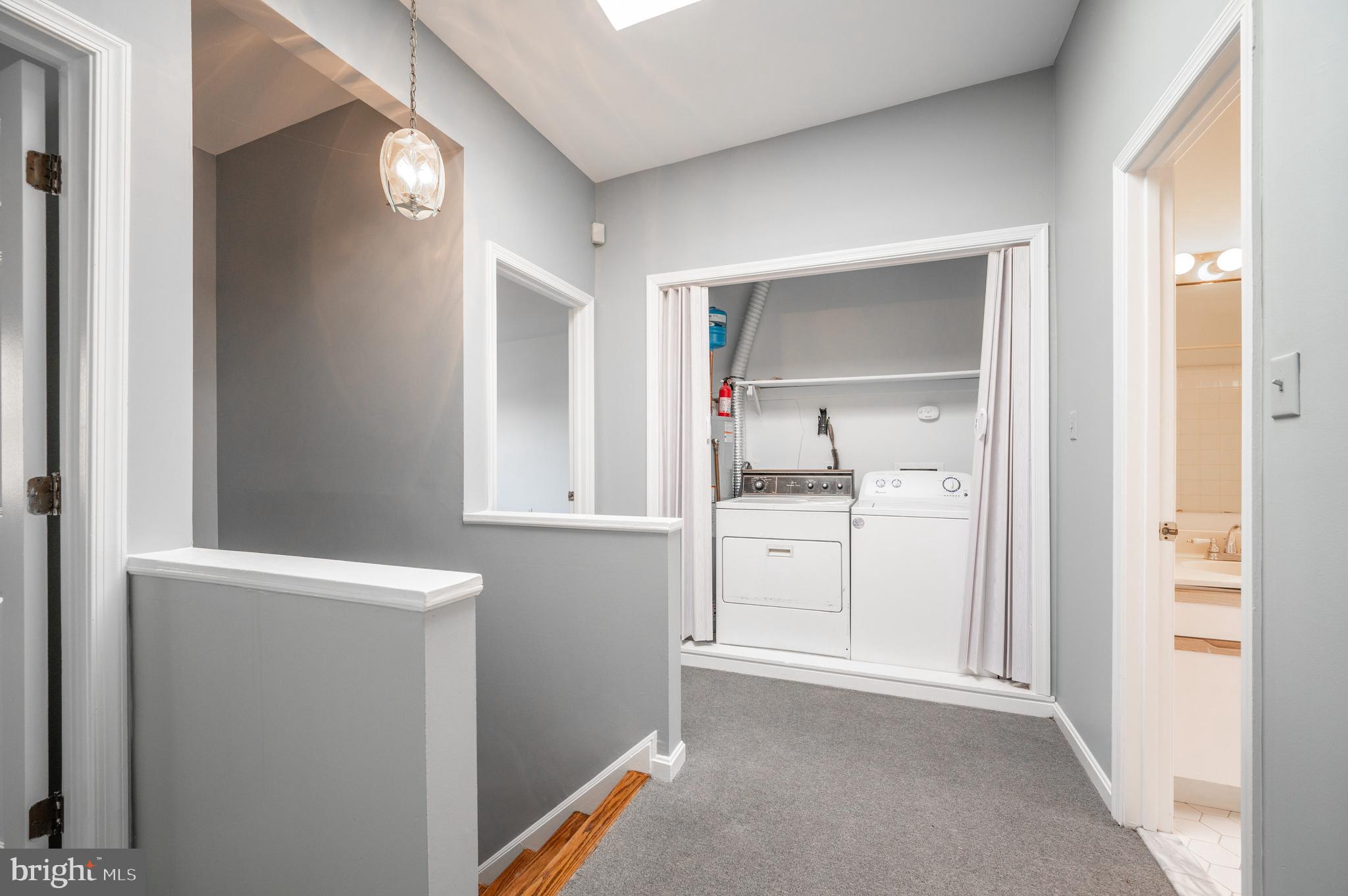 503 Groff Court Northeast Washington, DC 20002 - Photo 22 of 48 upstairs' landing with skylight