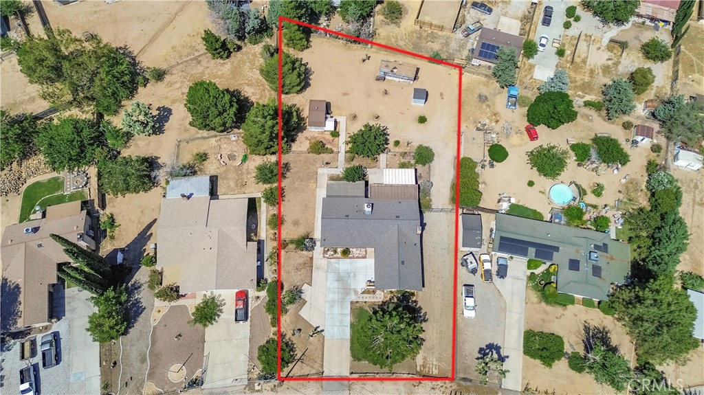 17516 Olive Street Hesperia, CA 92345 - Photo 29 of 32 an aerial view of residential houses with outdoor space