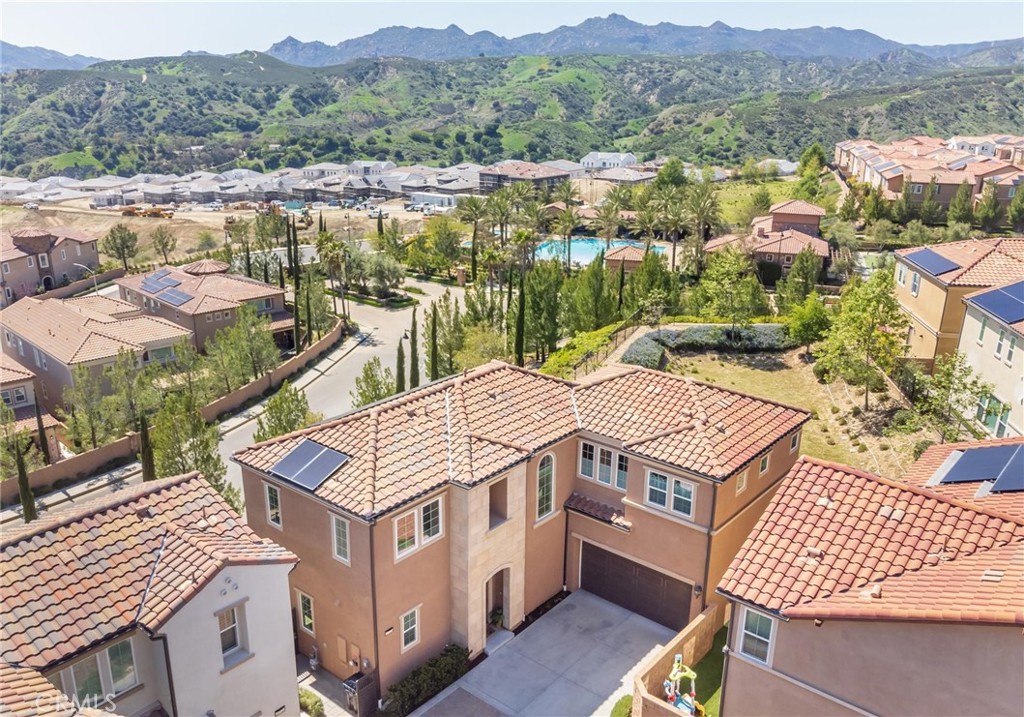 20724 Beech Circle Porter Ranch, CA 91326 - Photo 20 of 27 an aerial view of residential houses with outdoor space